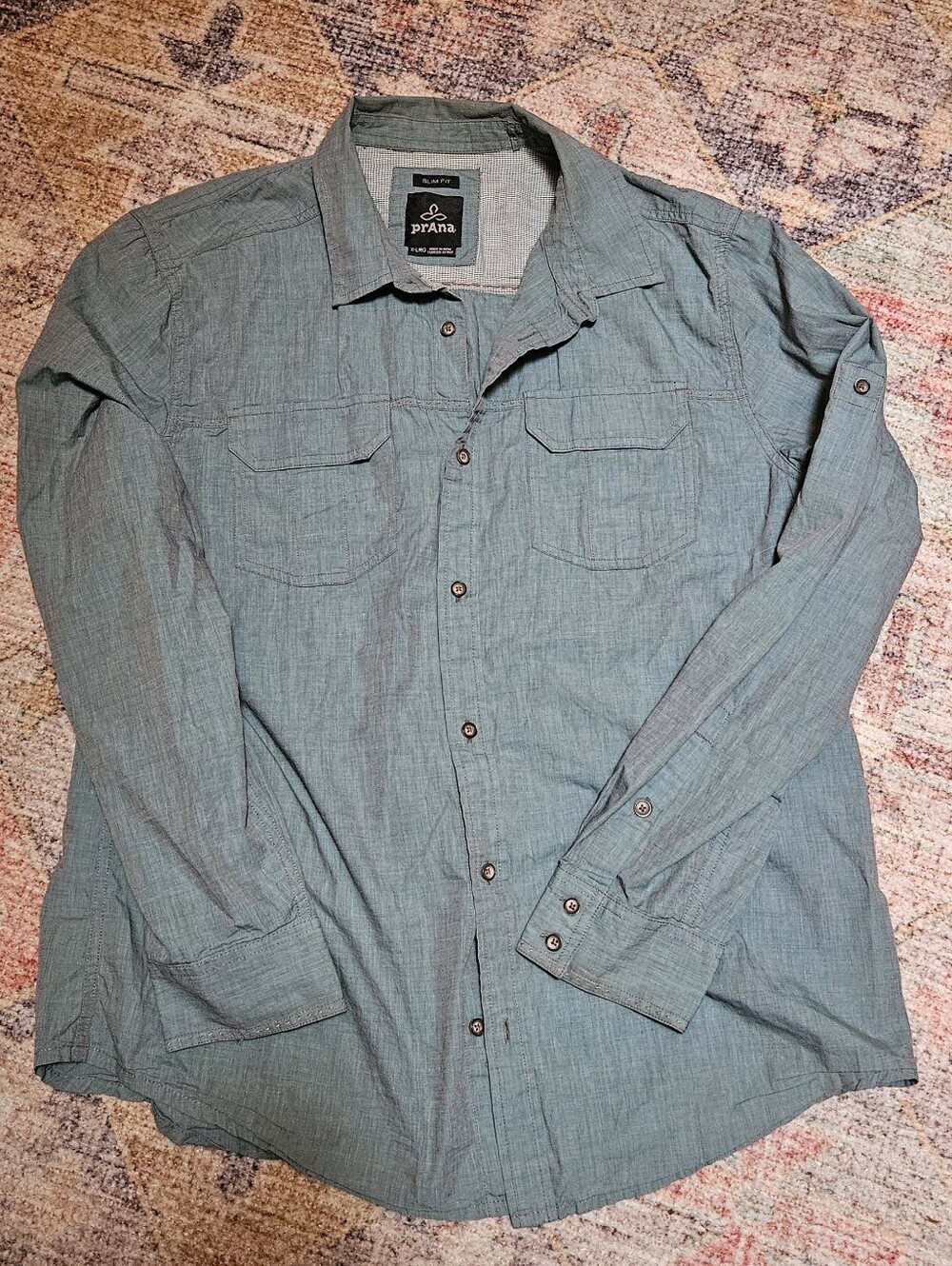 Prana Men's Lightweight Breathe Button-Up Shirt